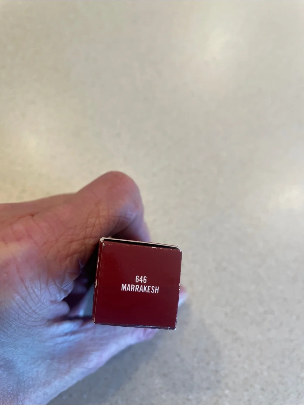 Mac lipstick in color Marrakesh
